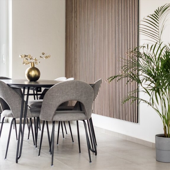 Dekorační obkladový SLAT panel akustic Ořech 300