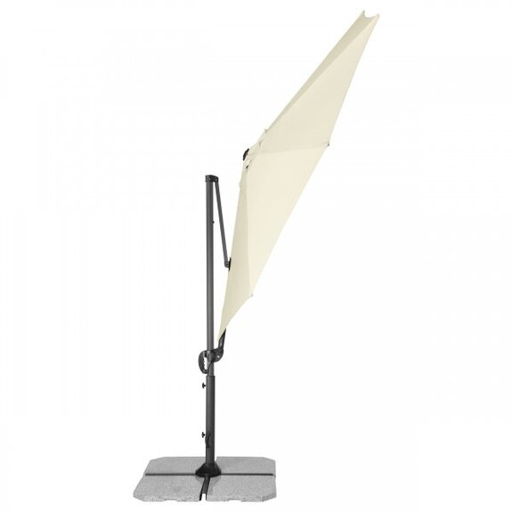 RAVENNA SMART 3 m – zahradní výkyvný slunečník s boční tyčí