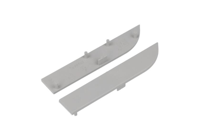 Koncovka WIRELI SKIRT10 šedá, pár