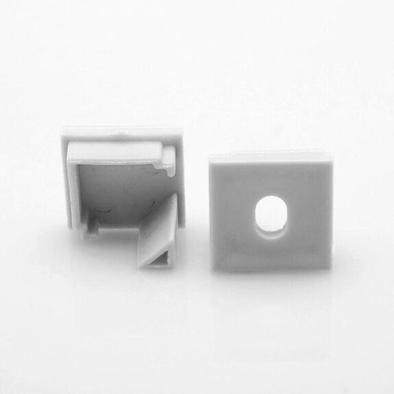 Koncovka UNI CORNER šedá hranatá, ks