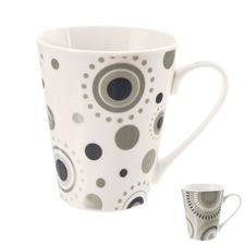 Hrnek porc. kruhy 0,35 l mix