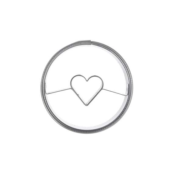 Vykrajovačka nerez kolečko střed srdce