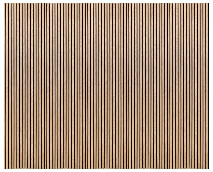 Dekorační obkladový SLAT panel akustic 27-14 Dub Klasik MDF černá