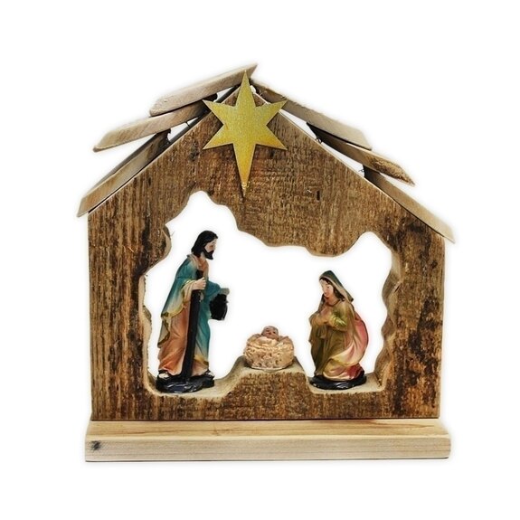 Betlém dřevo 22cm