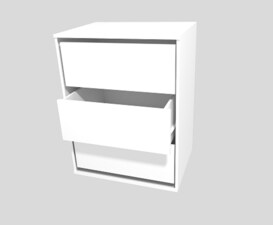 Kontejner do skříní šuplíkový