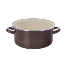 Kastrol smalt BROWN Lem 4 l