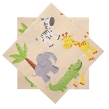 Ubrousek papír zoo 20 ks 33x33 cm