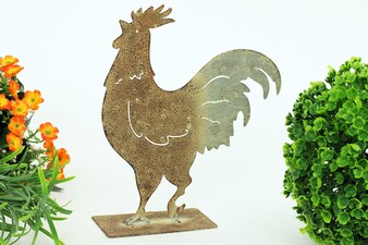 Kohout ZA806828, kovová dekorace