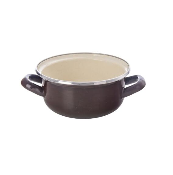 Kastrol smalt BROWN Lem 1 l