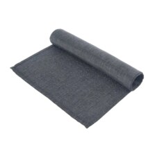Ubrus-běhoun polyester 140x40 cm tm. šedá