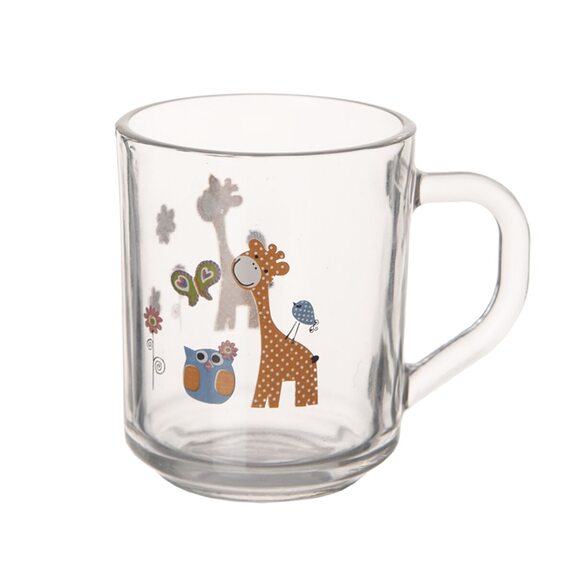 Hrnek sklo ŽIRAFA 0,27 l