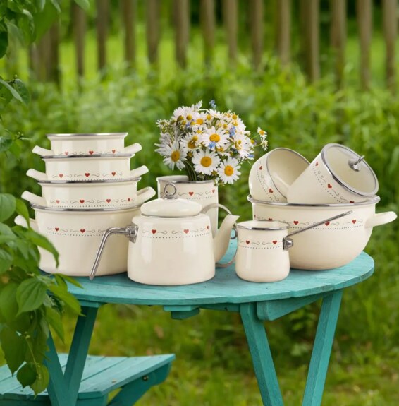 Hrnec smalt TONČA Lem 4 l