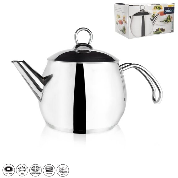 Čajník nerez ANETT 1,2 l