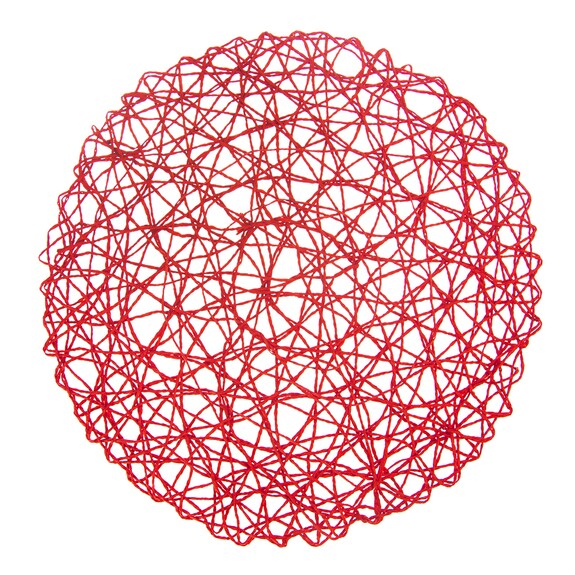 Prostírání papír pr. 35 cm červená