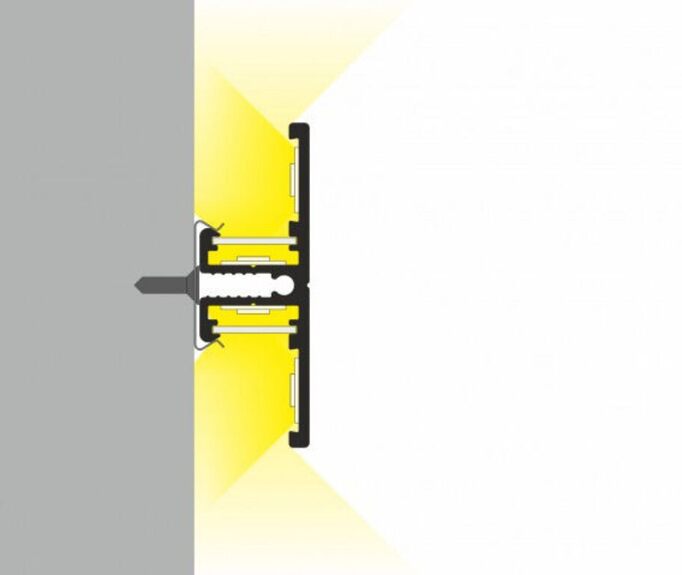 Profil WIRELI20 BACK A/UX hliník anoda 2m (metráž)