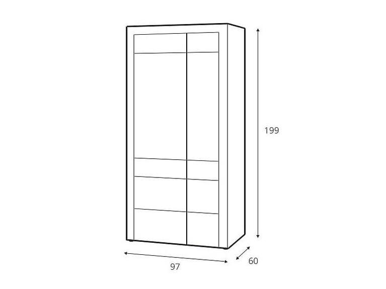 Kamali 70 šatní skříň