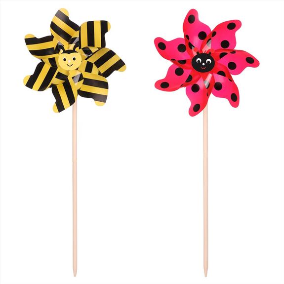 Větrník plastový - včelka a beruška VET3006