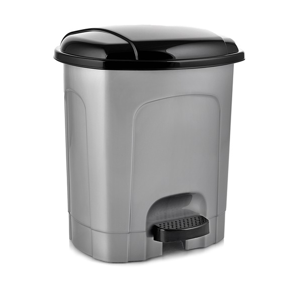 Koš odp. UH s pedálem 11,5 l šedá