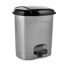 Koš odp. UH s pedálem 11,5 l šedá