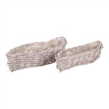 Obal proutěný ve tvaru slzy 2ks.