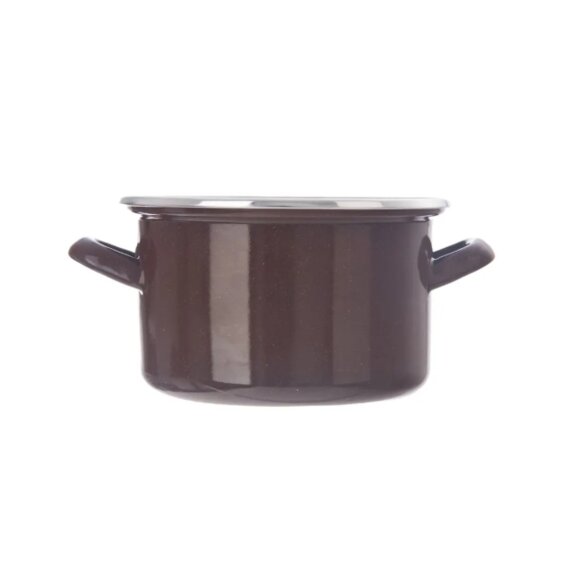Hrnec smalt BROWN Lem 2 l