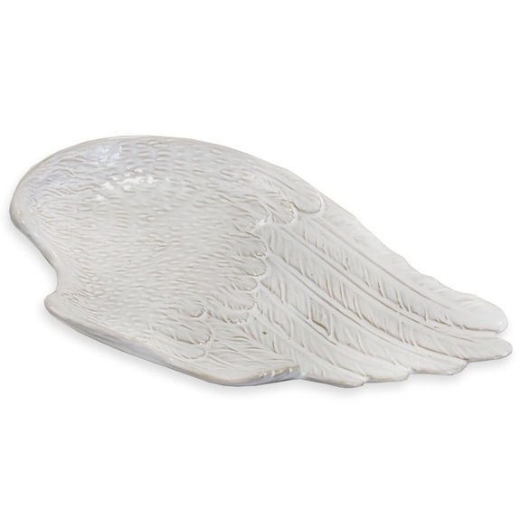 Křídlo tác porcelán 25,5cm bílá