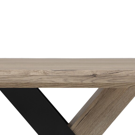 Konferenční stolek 120x60cm, mdf, hnědá, CT-W1570 SRE