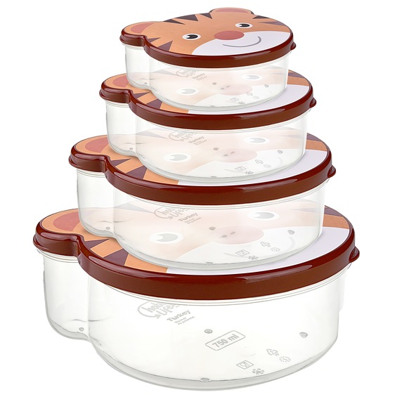 Box UH svačina Zoo 4 ks tygr