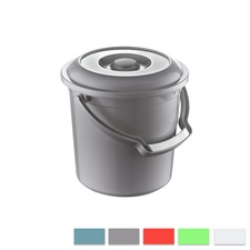 Vědro UH Hobby s víkem 5 l mix