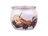 Emocio Sklo Dekor 70x62 mm Apple Cinnamon, vonná svíčka