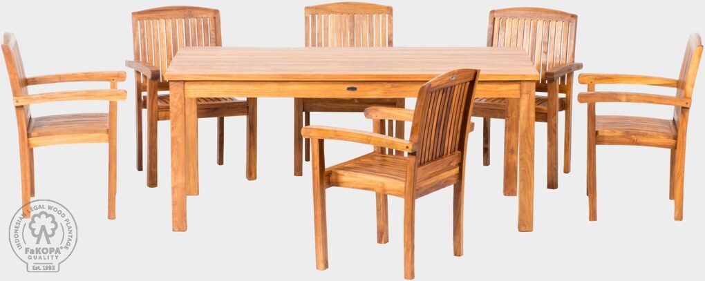 GIOVANNI SET IV - sestava z teaku