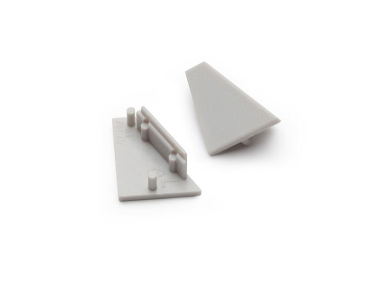 Koncovka WIRELI CORNER14 šedá, pár