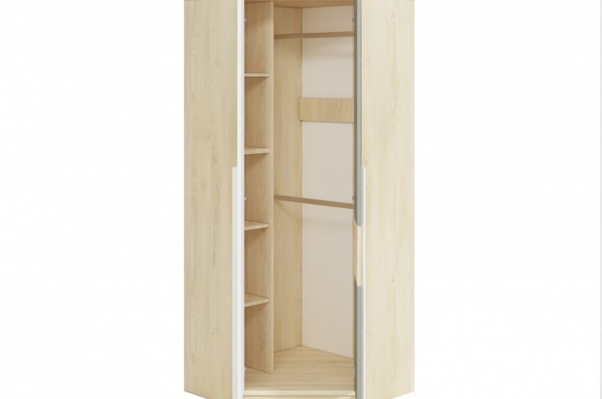 DIVO 0101 rohová šatní skříň