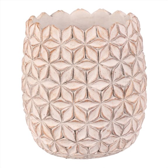 Váza - betonová, světle šedá barva