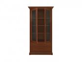 Vitrína KENT kaštan EWIT 2d2s sklo