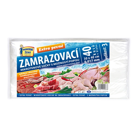 Sáček zamrazovací Extra 30x40 cm/40 ks
