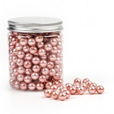 Dekoperličky pvc 10mm/150g růžová