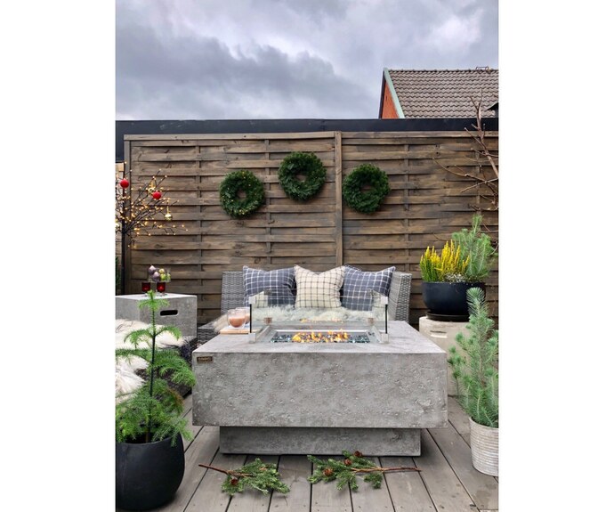 Stůl s plynovým ohništěm MANHATTAN