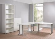 Rohové nohy stolu Office 438 silver grey