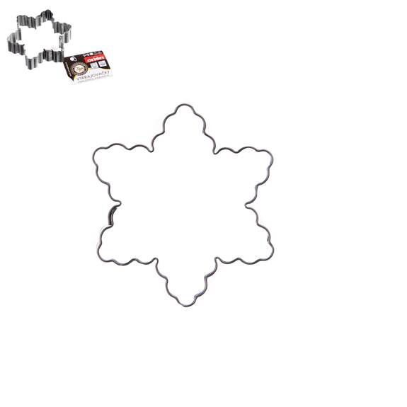 Vykrajovačka nerez hvězda vlnky