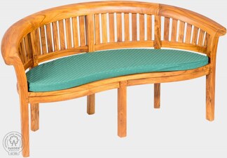 KARLAS Fabio II - polstr na lavici zelený