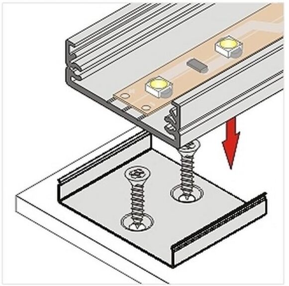 Montážní úchyt W kulatý otvor, nerez ocel, ks