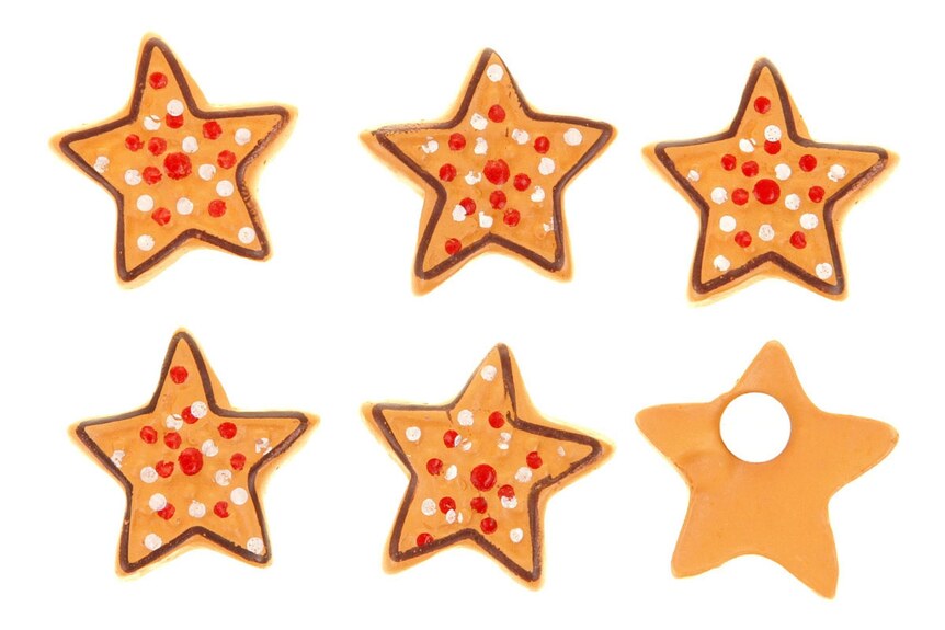 FP7029 Hvězdička, dekorace na přilepení