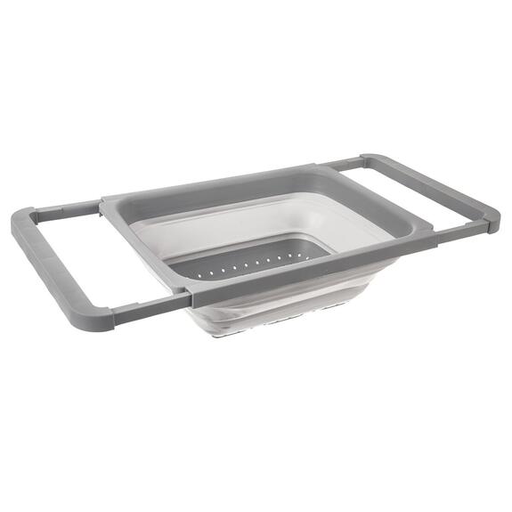 Cedník silikon/UH KEMP skládací do dřezu 39x26,5cm