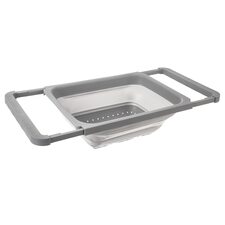 Cedník silikon/UH KEMP skládací do dřezu 39x26,5cm