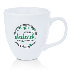 Hrnek porc. NEJLEPŠÍ DĚDEČEK 0,47 l // II.JAKOST