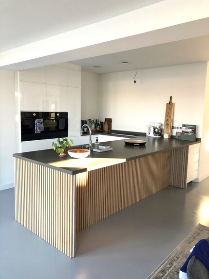 Dekorační obkladový SLAT panel akustic 27-14 Dub Klasik MDF černá