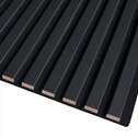 Dekorační obkladový SLAT panel akustic 27-18 Lamino Black