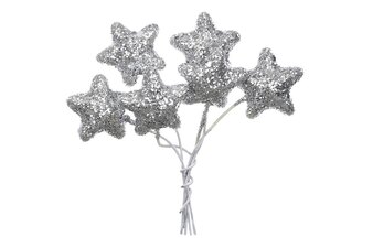 Hvězdička polystyrenová na drátku  PRZ3655