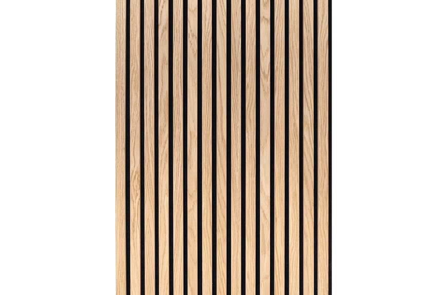 Dekorační obkladový SLAT panel akustic 27-14 Dub Klasik MDF černá